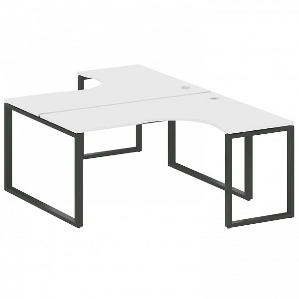 Рабочая станция "Metal System" БО.РАС-СА-2.4 белый/антрацит - Вид 1