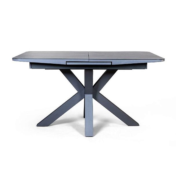 Стол раскладной Lincoln (160+40 см) глазурованное стекло черный - Вид 2