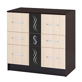 Эрика комод (850*827*430) венге/дуб молочный - Фото предпросмотра