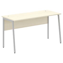 Стол прямой СП-3.1P Клен*/Алюминий 1400х608х755 IMAGO PLUS - Фото предпросмотра