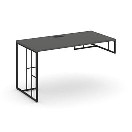 Rift Стол письменный для опорной тумбы правый RF.SPOT-013 (R) Антрацит/Металл Черный 1380*700*750 - Фото предпросмотра
