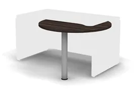 RAC017-10x9 ACCORD Сектор угловой правый (без опоры) 1000x900x750 Дуб Термо - Фото предпросмотра