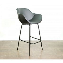 Барный стул Квинт на опоре барная металлическая (арт. AL-111) - Фото предпросмотра