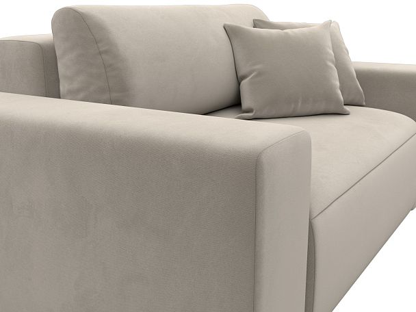 Кресло Лига-036 Микровельвет бежевый - Вид 4