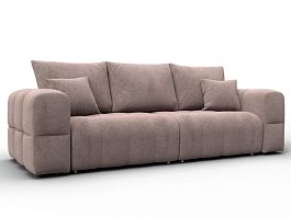 Диван прямой Лига-110 НПБ Велюр бежевый - Фото предпросмотра