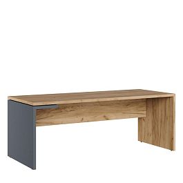 Стол письменный Zion Light 200x80x75 дуб крафт золотой - Фото предпросмотра