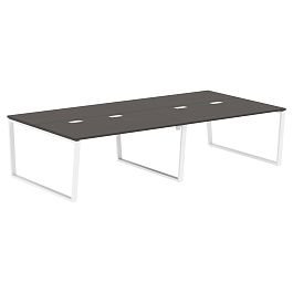 Конференц стол EVCT 3116 Мокко/Белый 3126х1606х750 EDIS - Фото предпросмотра