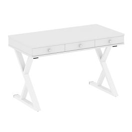 Home Office Стол письменный VR.SP-1-118.M Белый/Белый металл 1180*600*750 - Фото предпросмотра