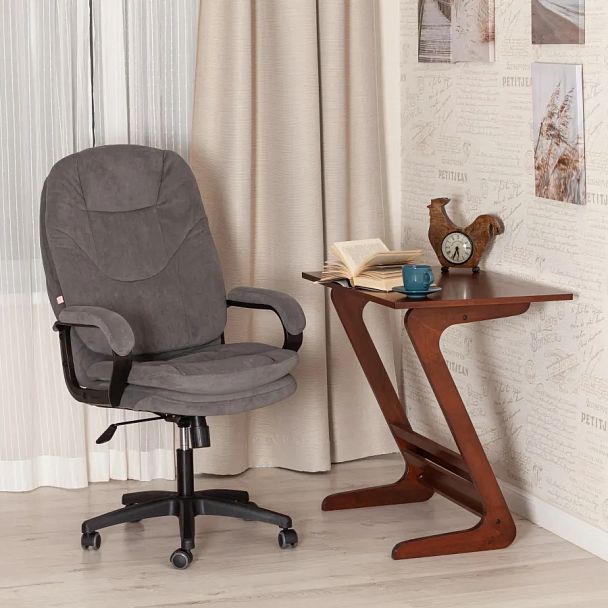 Кресло Комфорт Лт/Comfort Lt (22), флок, серый - Вид 16