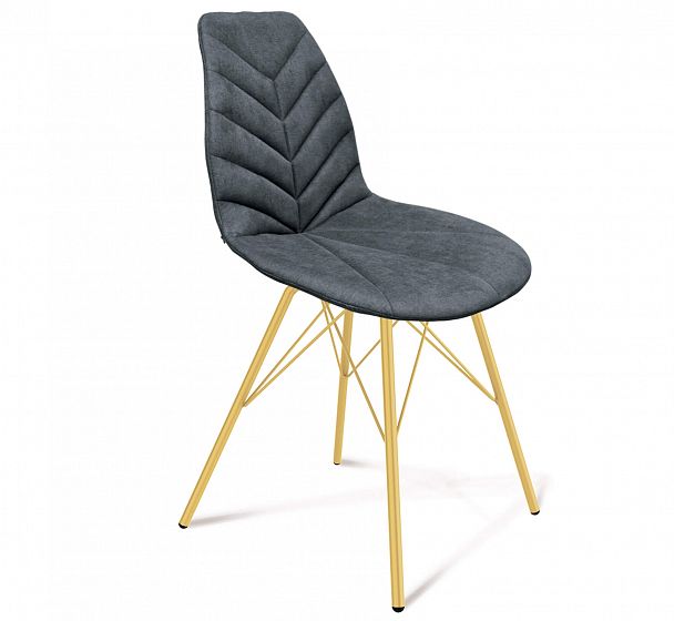 Стул Sheffilton SHT-ST29-С4/S37 графит/золото - Вид 2