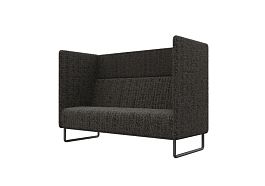 Bronks Диван двухместный BROS-2 Ness 012/Металл Черный 1715*760*1180 - Фото предпросмотра