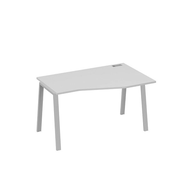 Стол эргономичный правый "Техно" на металлокаркасе TRE A4 А4 Б3 064 БП серый / металлокаркас серый - Вид 1