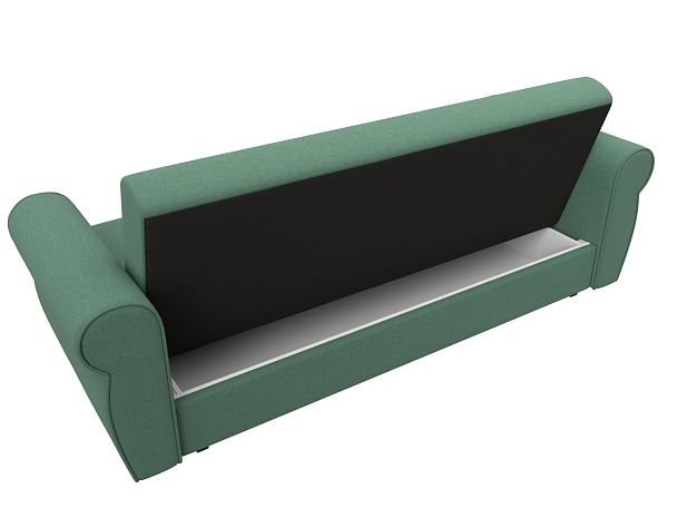 Диван-книжка Лига-019 Рогожка зеленый - Вид 7