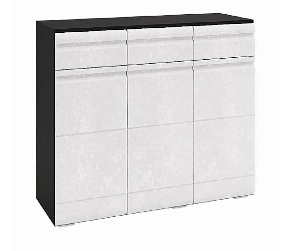 мс для гостиной Бруклин КМ-01 венге/бетон белый - Вид 1