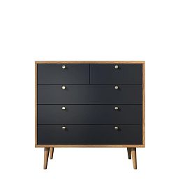 Комод Berber пять ящиков 33 принт арт BB36/Print_33 - Фото предпросмотра