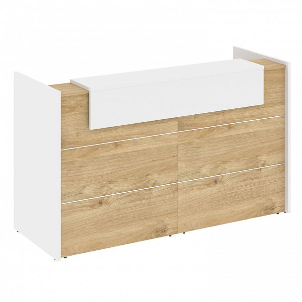 Ресепшн "Onix" O.R-K-6 тиквуд светлый/белый - Вид 2