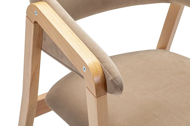 Кресло Dalia Soft Beige/Натур - Вид 6