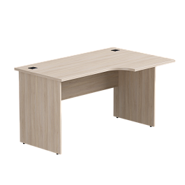 Стол эргономичный правый Everprof EVO опоры ЛДСП 1380х670(870)x755 мм Дуб Соната - Фото предпросмотра