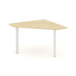 Style Project Next Угловой элемент переговорного стола SN-59.UPRG-031 Акация Лорка/Металл Белый 1180*1180*750 - Фото предпросмотра