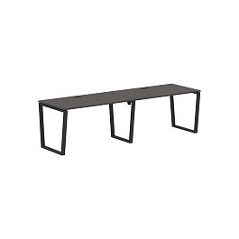 Стол 2-х местный EVWST 2780 Мокко/Черный 2726х800х750 EDIS - Фото предпросмотра