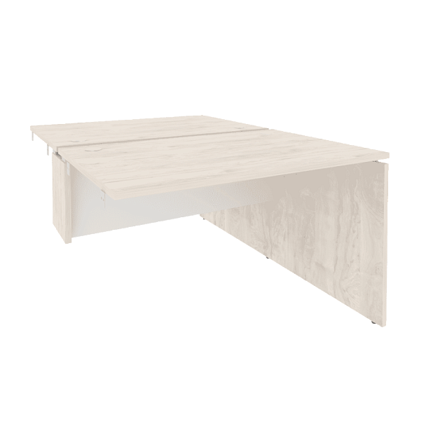 Onix Стол-приставка двойной к опорным элементам O.D.SPR-2.8 Денвер светлый/Белый бриллиант 1180*1635*750 - Вид 1