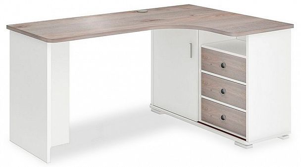 Стол письменный Домино СР-165С Белый/Нельсон правый - Вид 1