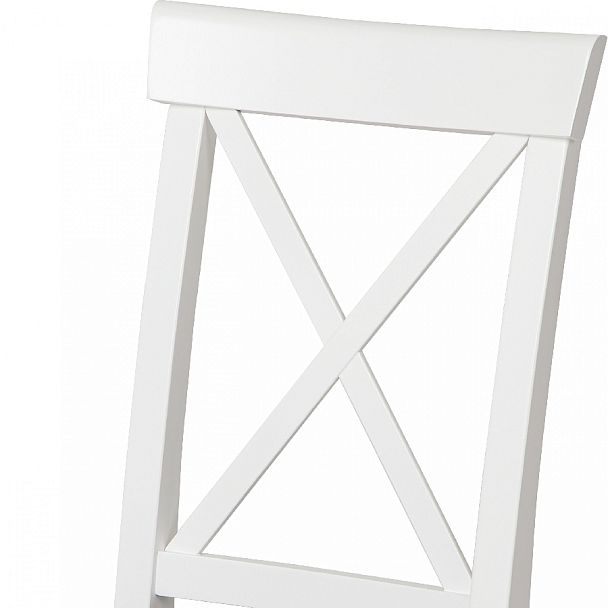 Комплект деревянных стульев с мягким сиденьем Бергольф Белый/Серый велюр, 4 шт. - Вид 6