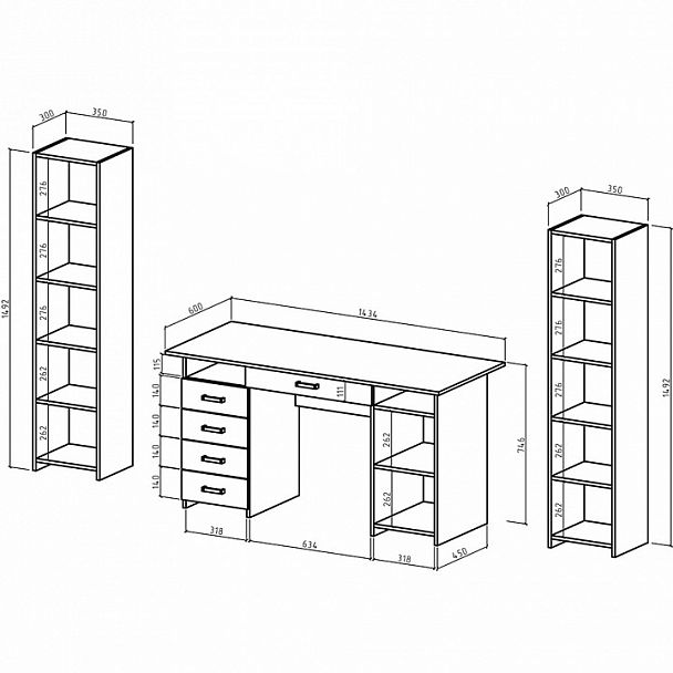 Рабочее место Лайт-8Я - Вид 2