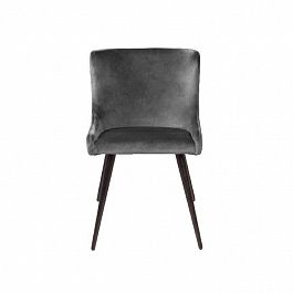 Стул JAZZ поворотный 90 градусов, функция возврата, антишум, бархат серый 27 - Фото предпросмотра