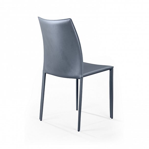 Стул Rolf, кожа антрацит, стопируемый - Вид 6
