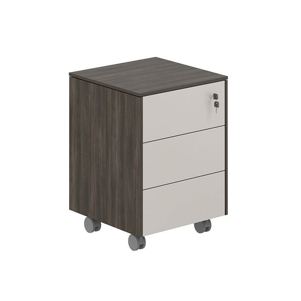 Тумба мобильная Atlas 449х450х620 обвязка BT, фасады GS - Вид 1