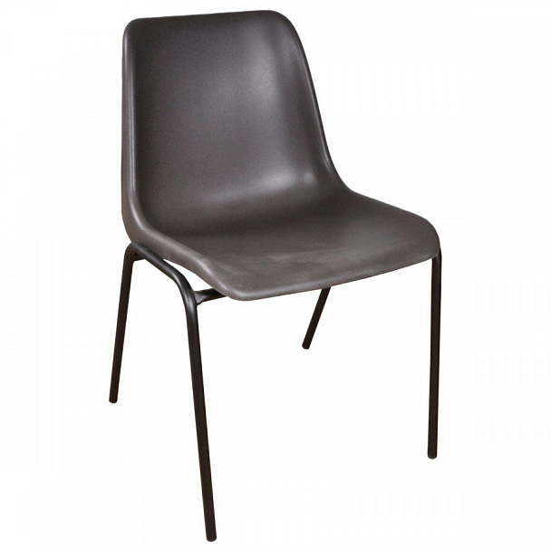 Стул Vicenza (4 ножки) Каркас черный, коричневый, РП+ИК, стопируемый - Вид 1