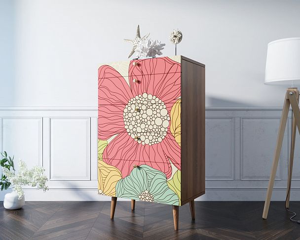 Комод высокий "Berber" принт 5 - Вид 6