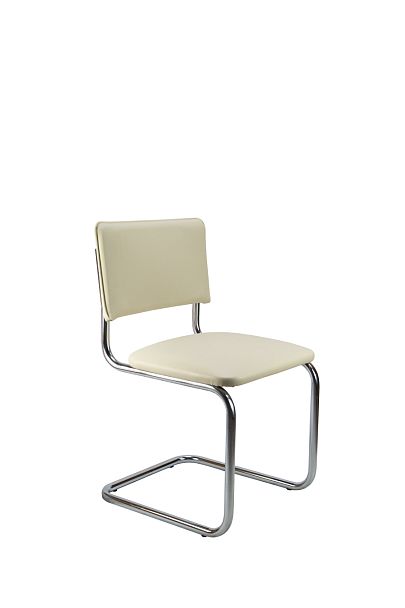 Кресло Сильвия хром бежевый - Вид 1