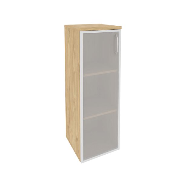 Onix Шкаф средний узкий левый O.SU-2.4 R (L) Тиквуд светлый 400*420*1207 - Вид 1