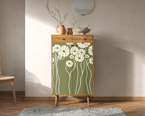 Комод Berber два ящика и дверки арт BB46/Print_53 - Вид 4