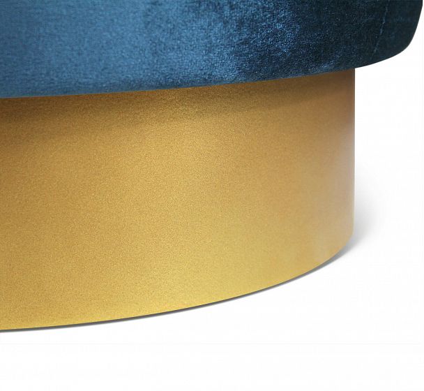 Пуф Sheffilton SHT-B8 морская глубина/золото - Вид 4