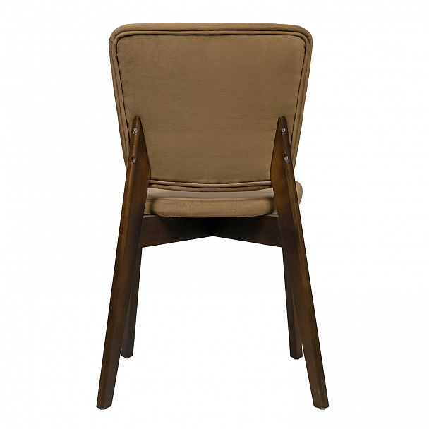 Стул Safir, велюр Velutto-03 бежевый, старинный орех - Вид 5