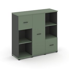 Concept Набор №331.U CN.STUN-331 W Кобо/Антрацит/Металл Антрацит 1252*420*1186 - Фото предпросмотра