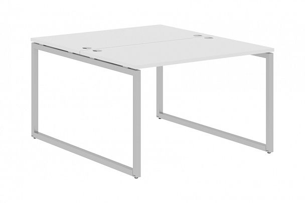 Стол "XTen-Q" XQWST 1214 белый/алюминий - Вид 1