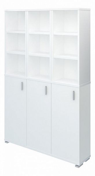 Стеллаж комбинированный Домино ПУ-40-6 Белый - Вид 1