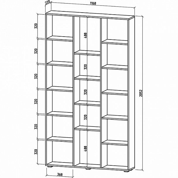 Стеллаж Эльбрус-3 - Вид 4