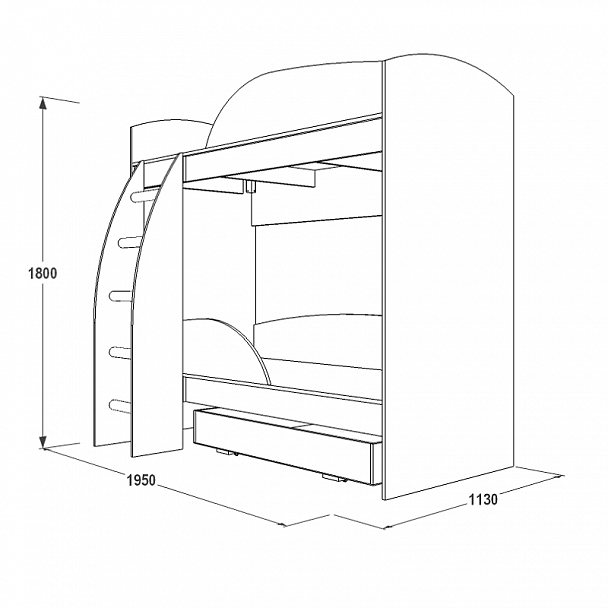Кровать "Омега 4" - Вид 2