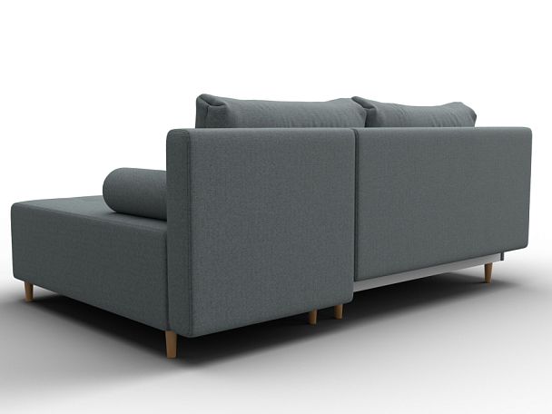 Диван угловой Лига-102 угол универсальный Рогожка серый - Вид 5