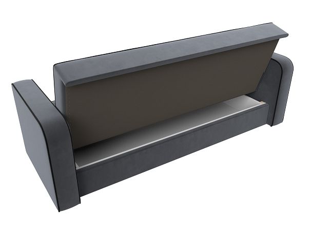 Диван-книжка Тур Велюр серый - Вид 8