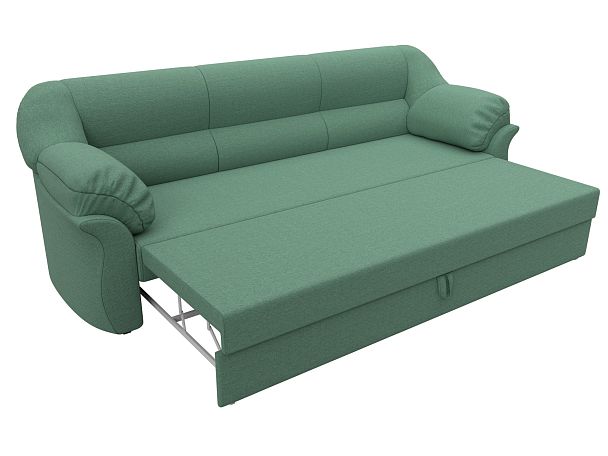 Диван прямой Карнелла Рогожка зеленый - Вид 7