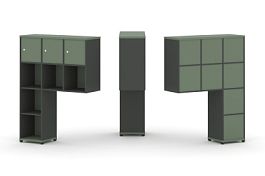 Concept Надставка высокая CN.ONV-003 Кобо/Антрацит/Металл Антрацит 1099*350*1486 - Фото предпросмотра