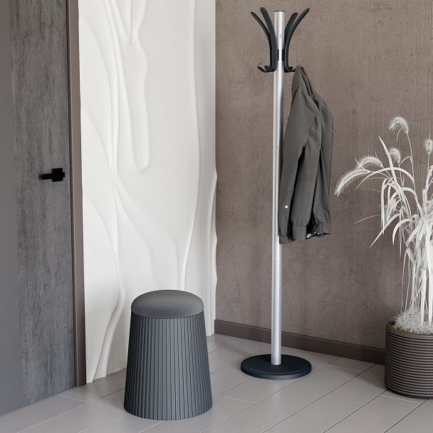 Пуф SHT-B23 темно серый/угольно серый - Вид 9