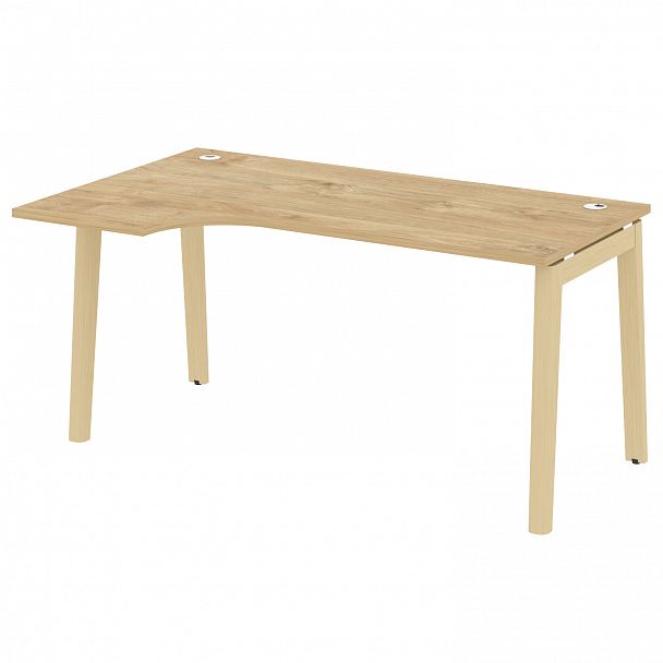 Стол эргономичный "Onix wood" OW.SA-1 тиквуд светлый/дуб светлый - Вид 2