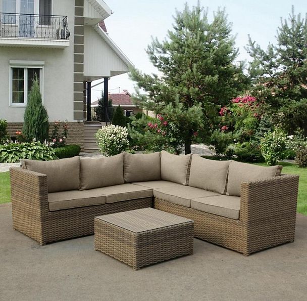 Набор уличный YR825B Beige/Grey - Вид 2